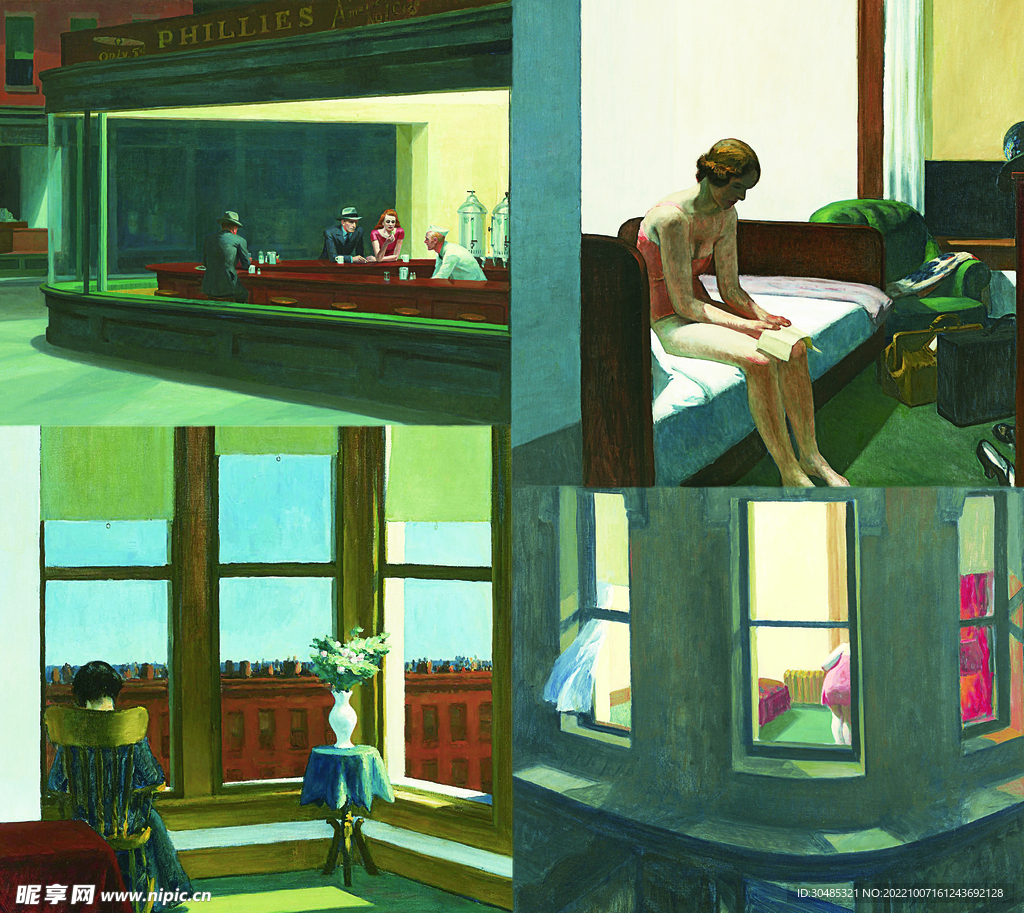 复古油画装饰图