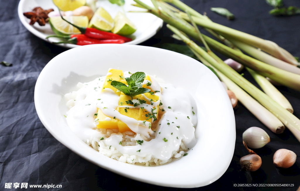 奶油芒果烩饭