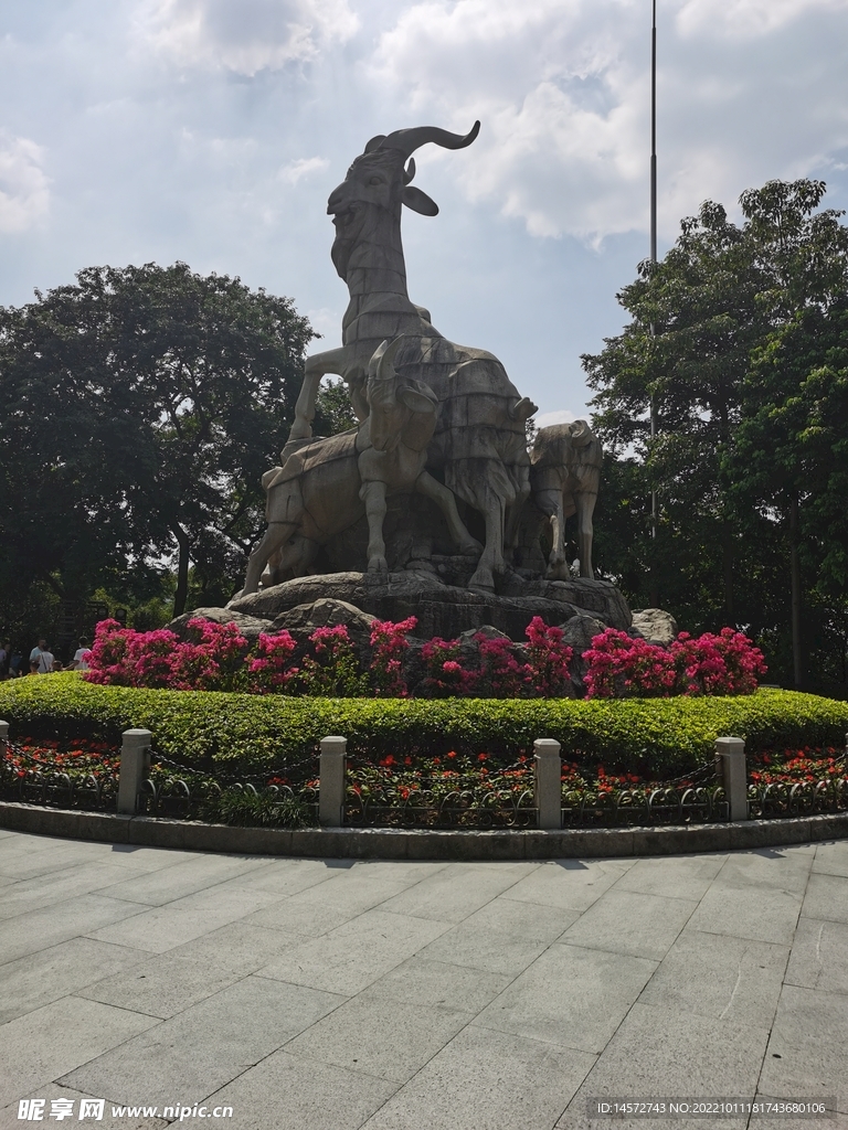 越秀公园五羊雕塑