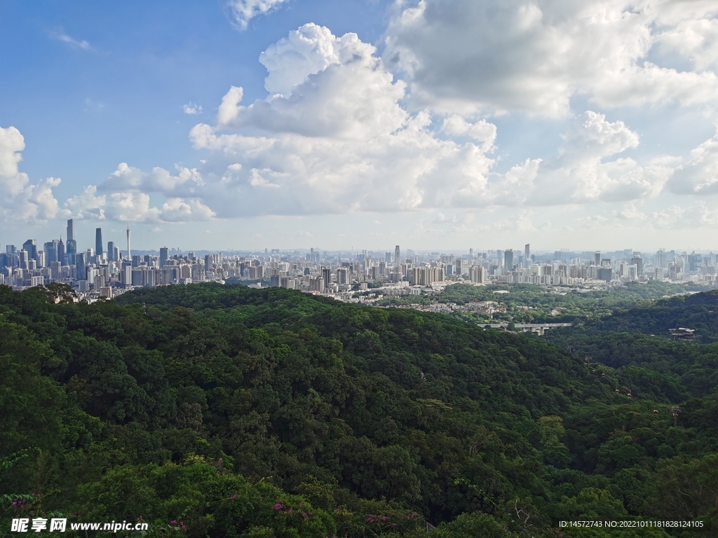 云台花园风景摄影图