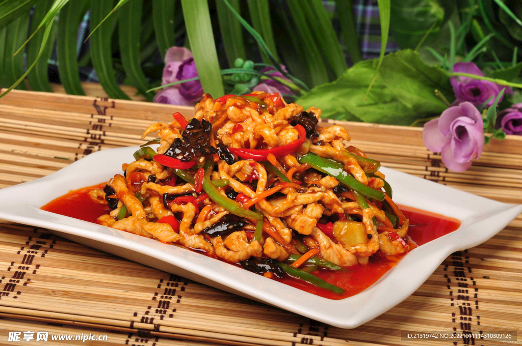 鱼香肉丝高清摄影