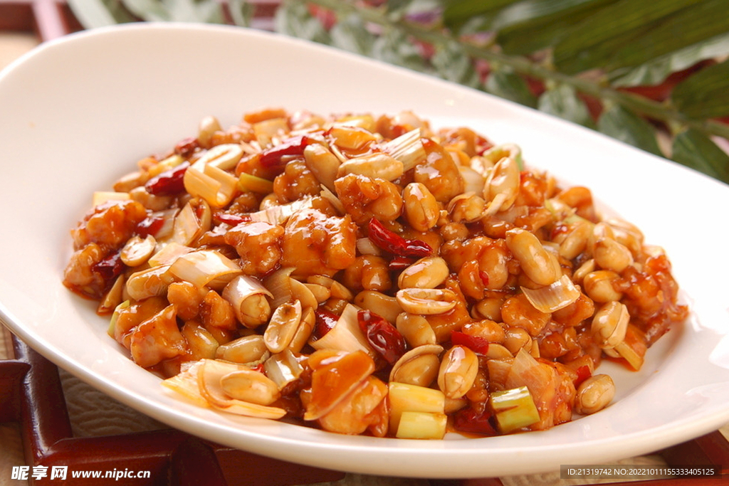 宫保鸡丁摄影图