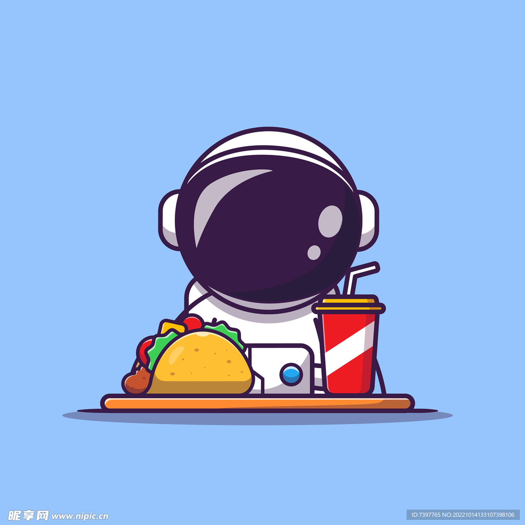 Q版宇航员 KFC肯德基