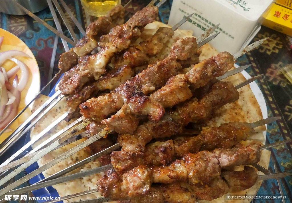 烤串高清摄影图