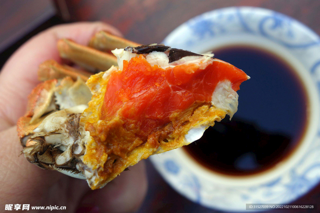 好吃的螃蟹摄影图