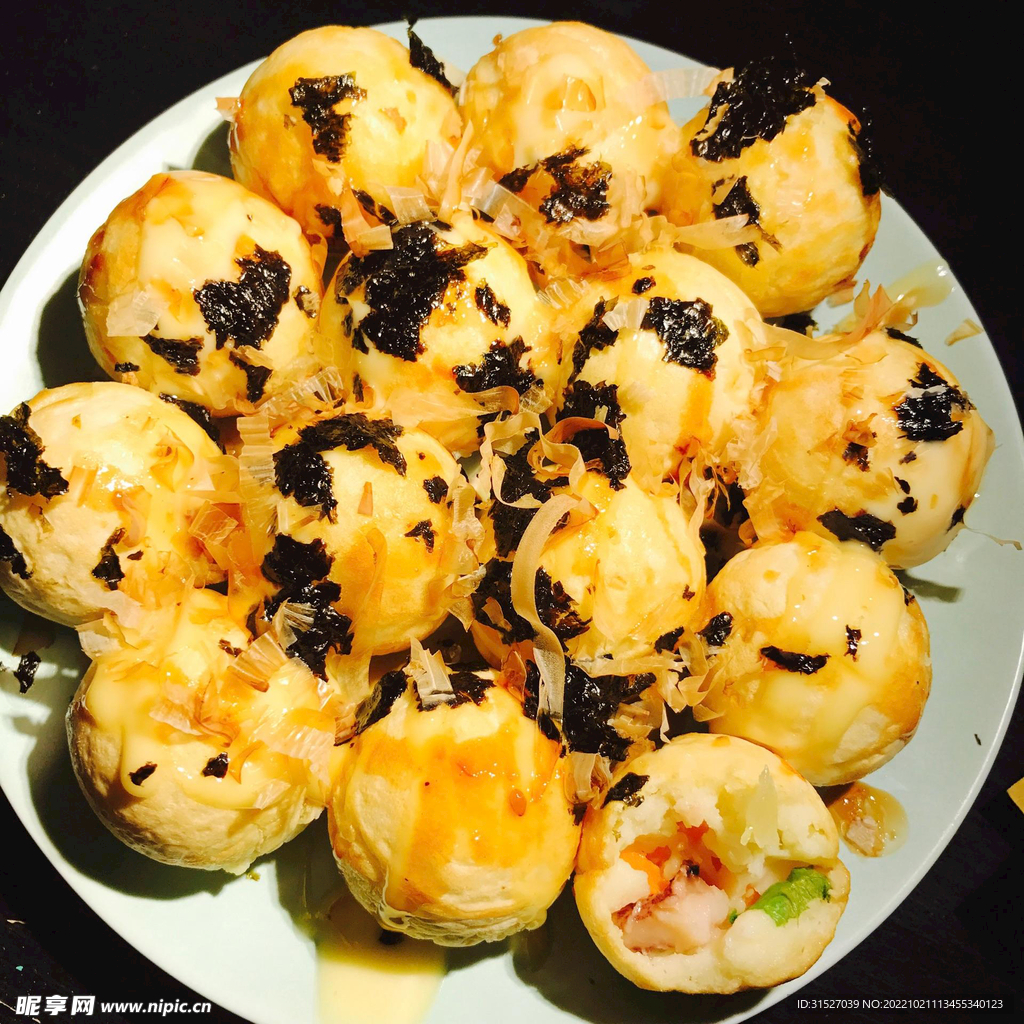 章鱼小丸子高清摄影