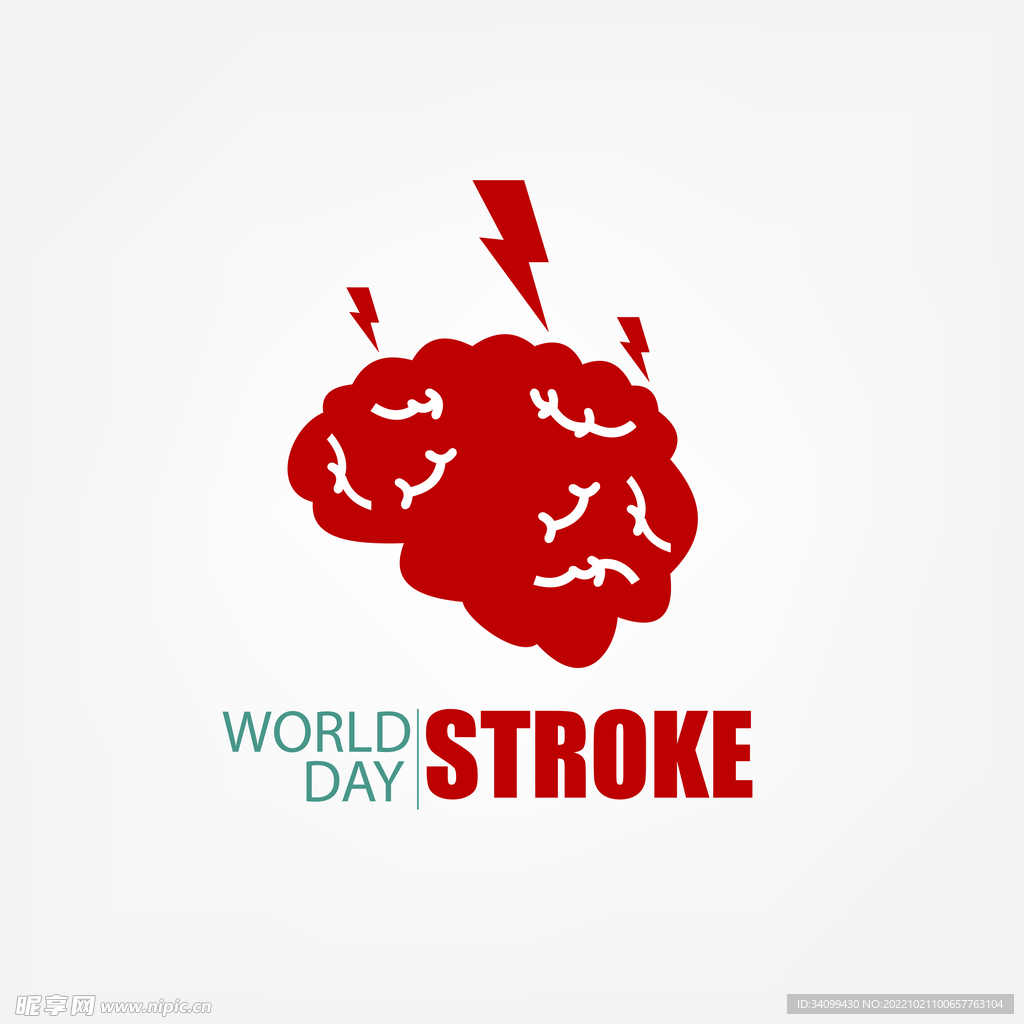 脑卒中图标logo