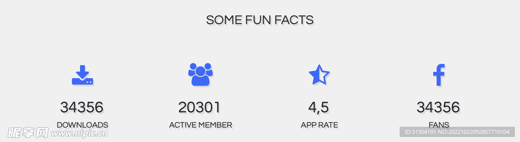 英文UI互联网网页网站模板