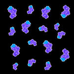 紫色手绘葡萄背景