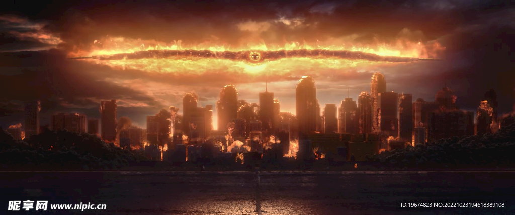 壁纸 燃烧的城市