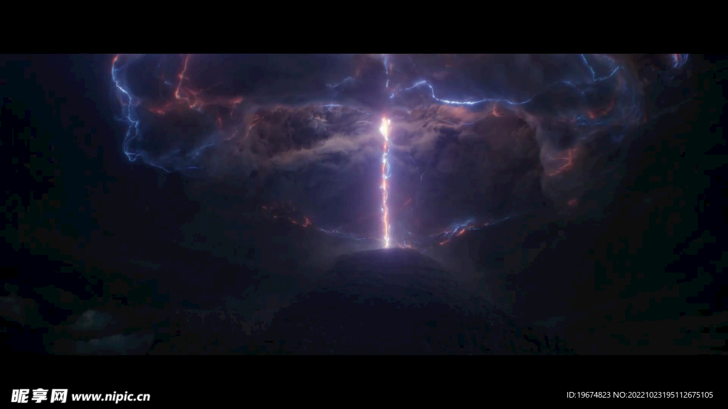 壁纸 黑云闪电