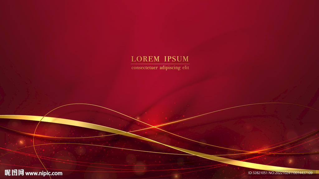 红色奢华底纹背景