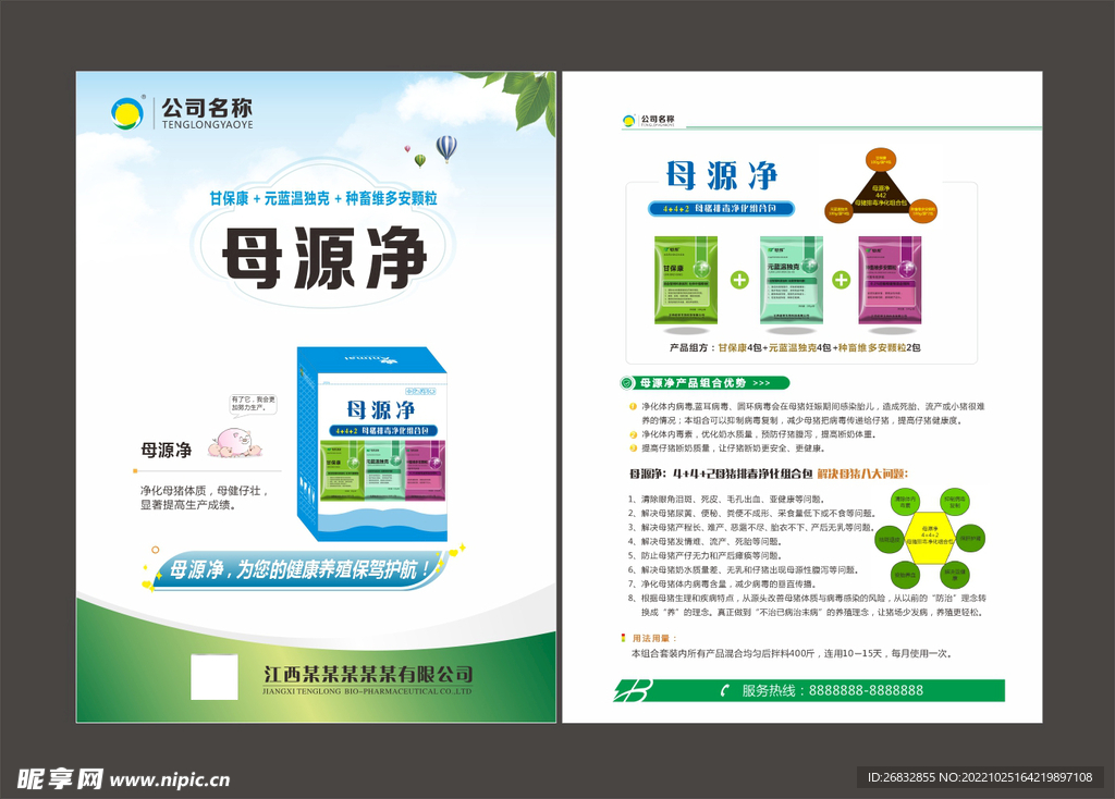 彩页宣传单广告设计