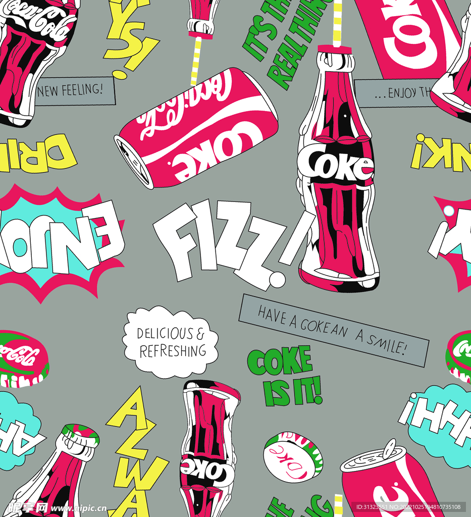 大牌花      数码印花