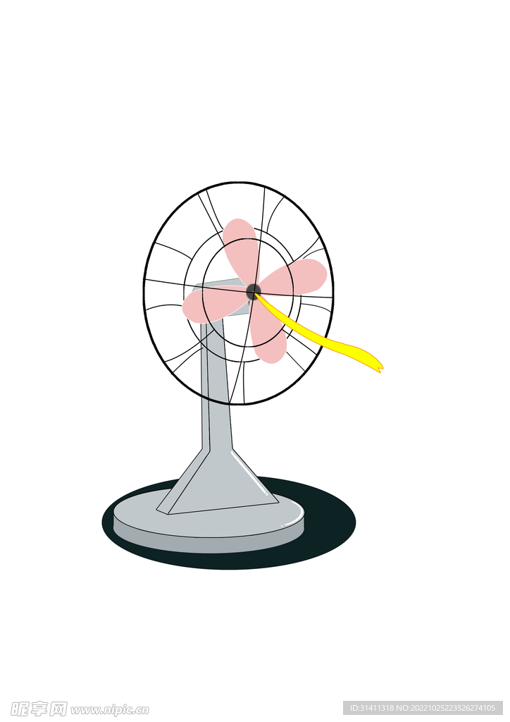 风扇 电扇 简笔 