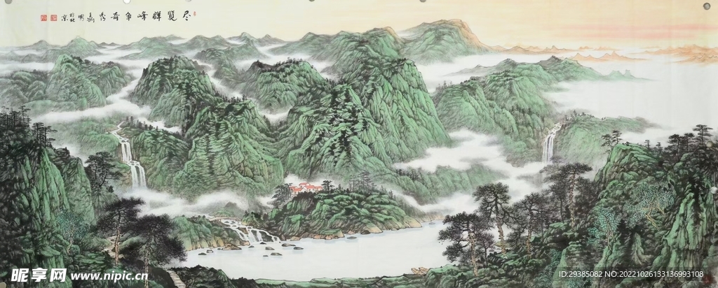 尽览群峰争奇秀