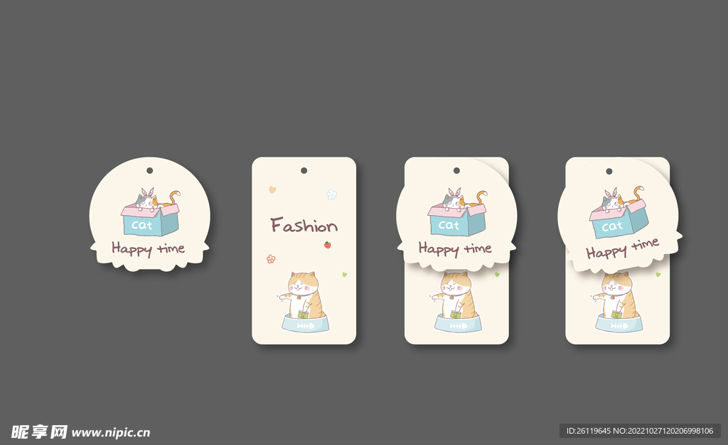 服装 儿童吊牌 卡通挂牌图片