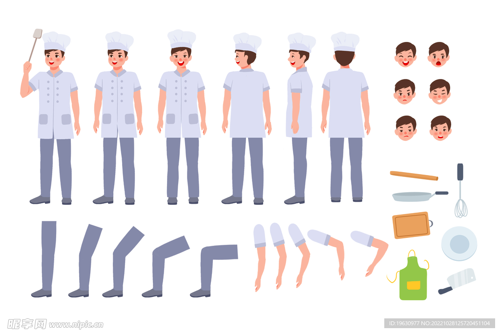 厨师MG动画组件