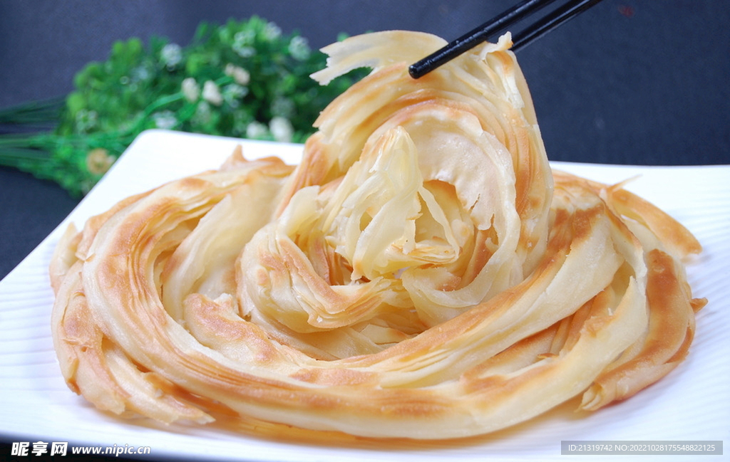 手抓饼美食摄影图