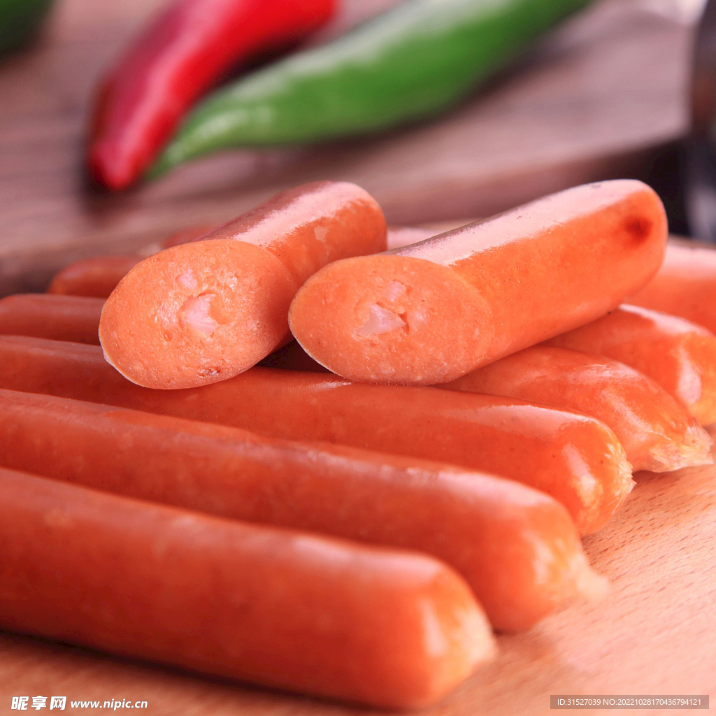 烤肠素材