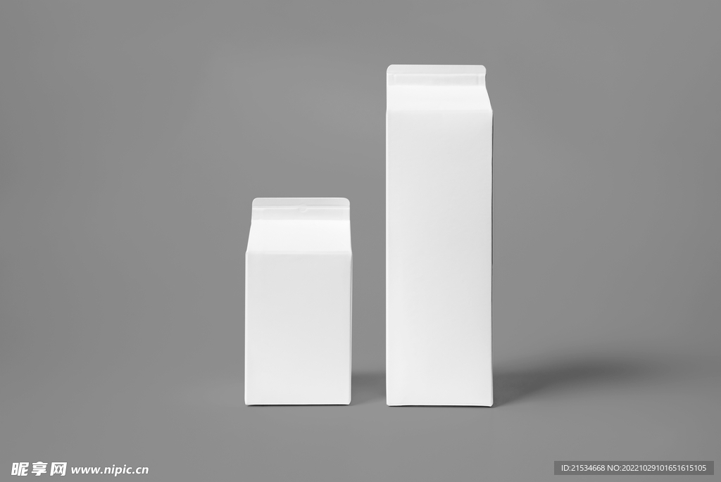 牛奶盒高矮样机