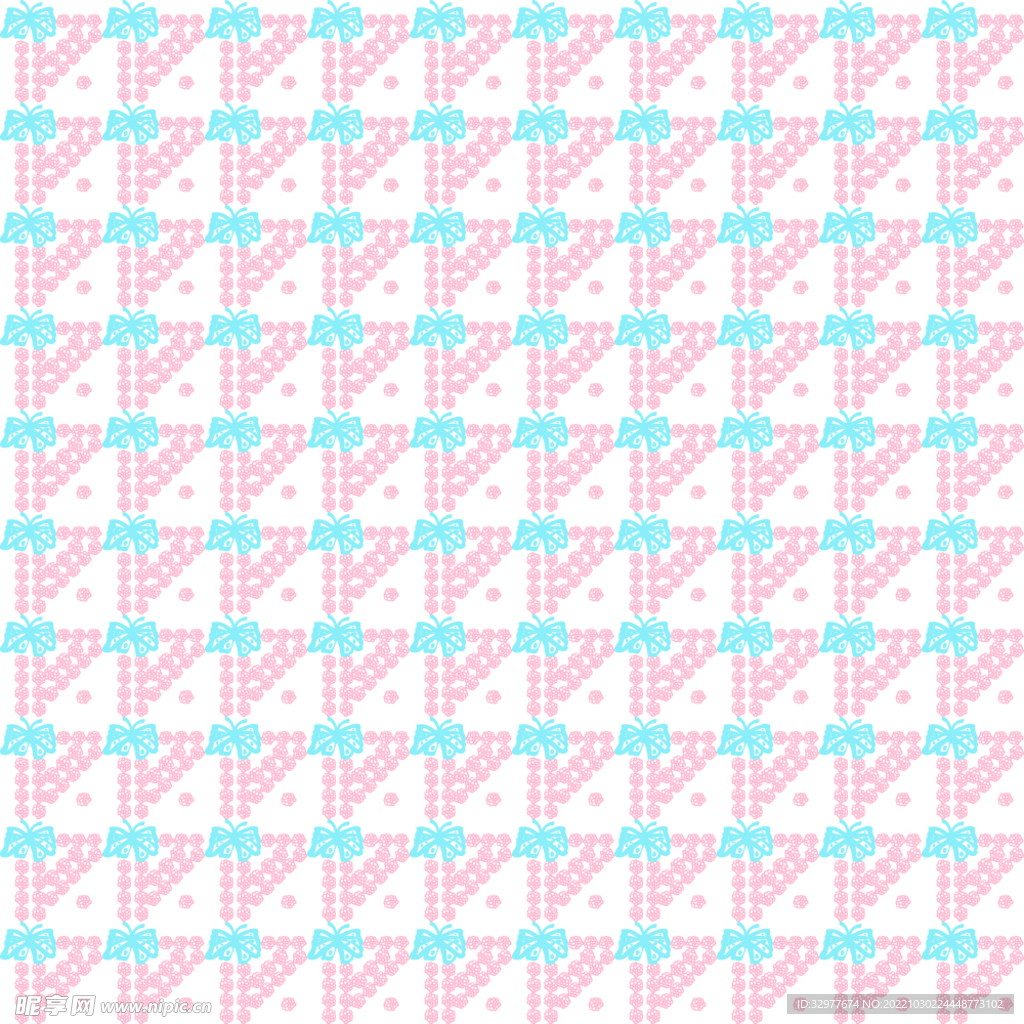 矢量四方连续花纹