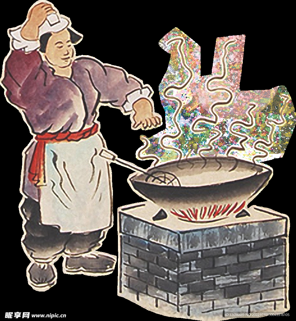 柴火鸡 复古 灶台