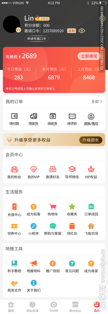 红色电商会员VIP