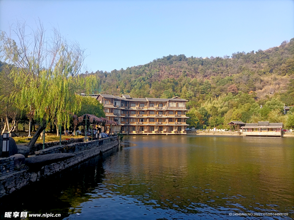 南昌怪石岭 远山 风景 旅游