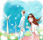风车情侣