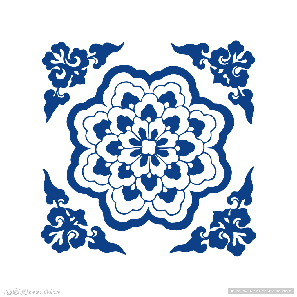 青花纹样