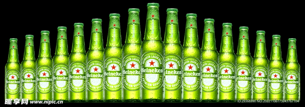 喜力啤酒免扣素材