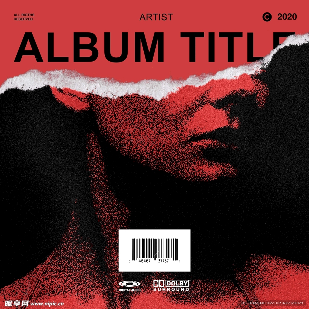 高端CD封面I智能样机贴图