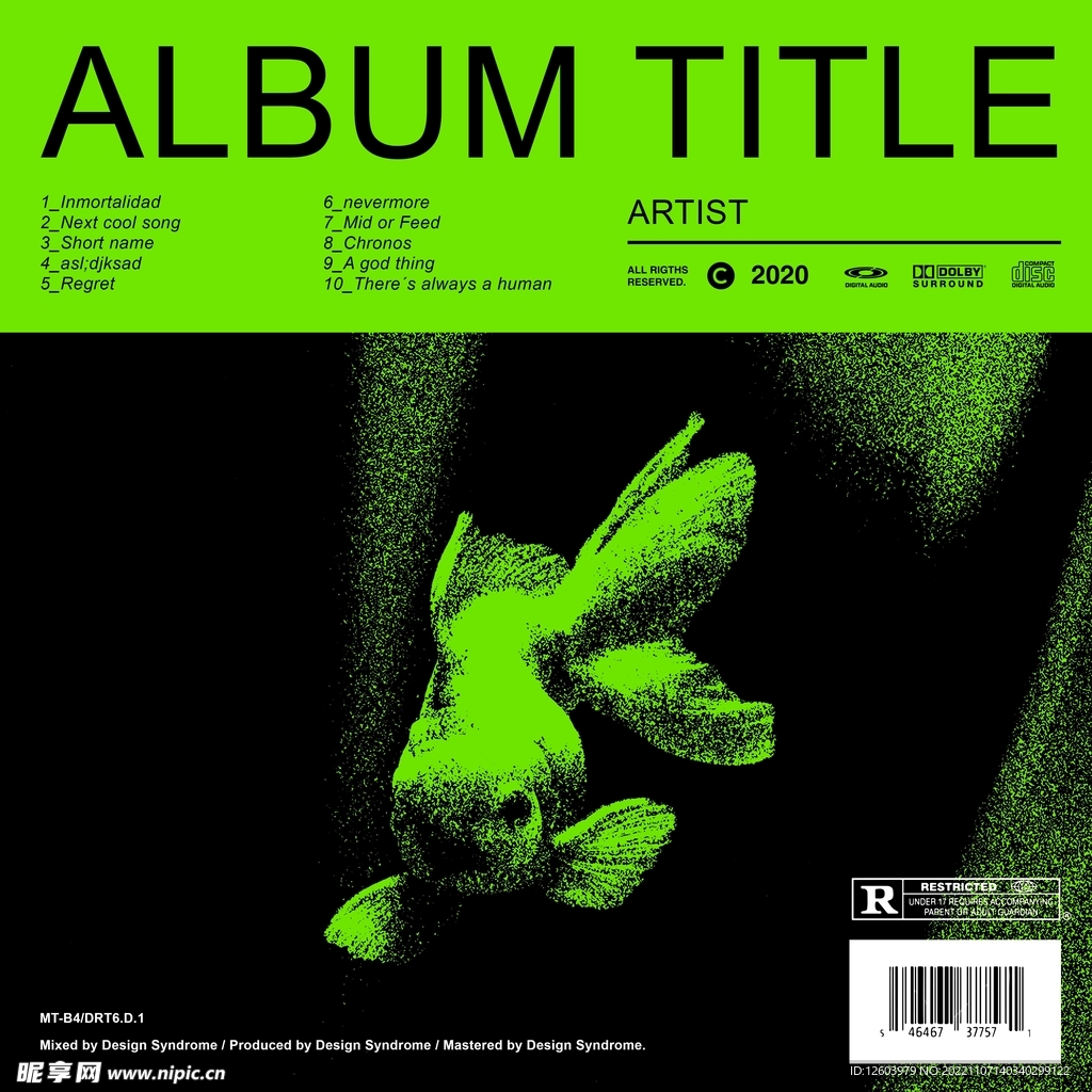 高端CD封面I智能样机贴图