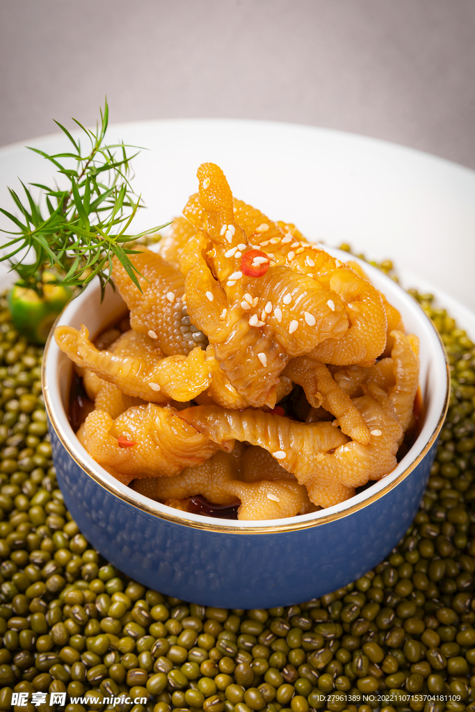 无骨鸡爪  明档点餐 高档菜谱