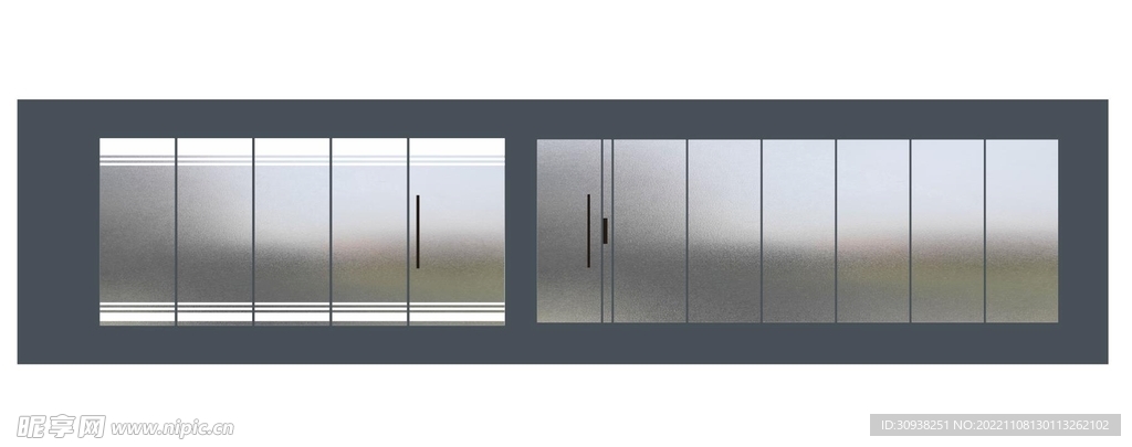 透明玻璃磨砂贴