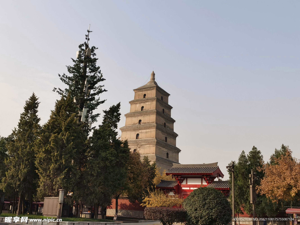 大雁塔高清摄影图