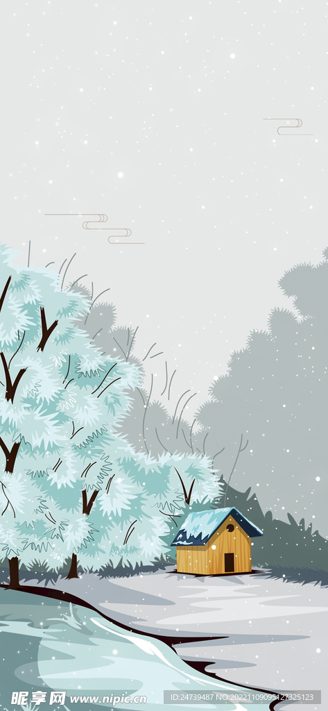 冬天背景