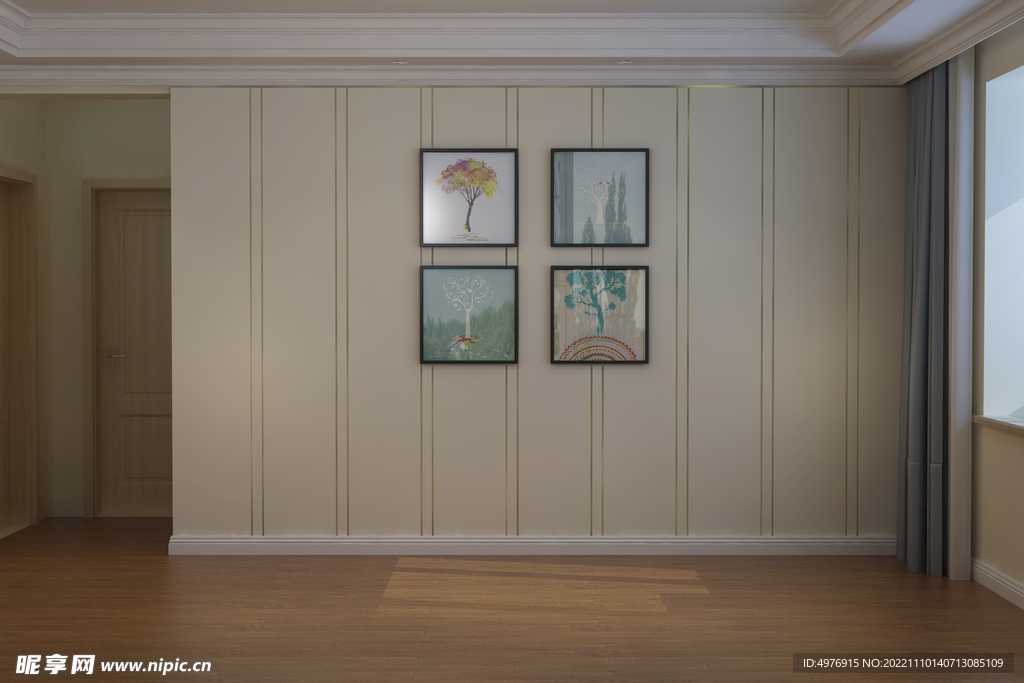 现代客厅 3D场景