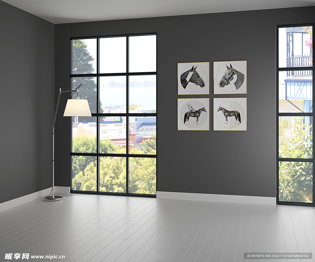 现代客厅 3D场景