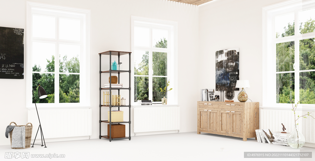 现代客厅 3D场景