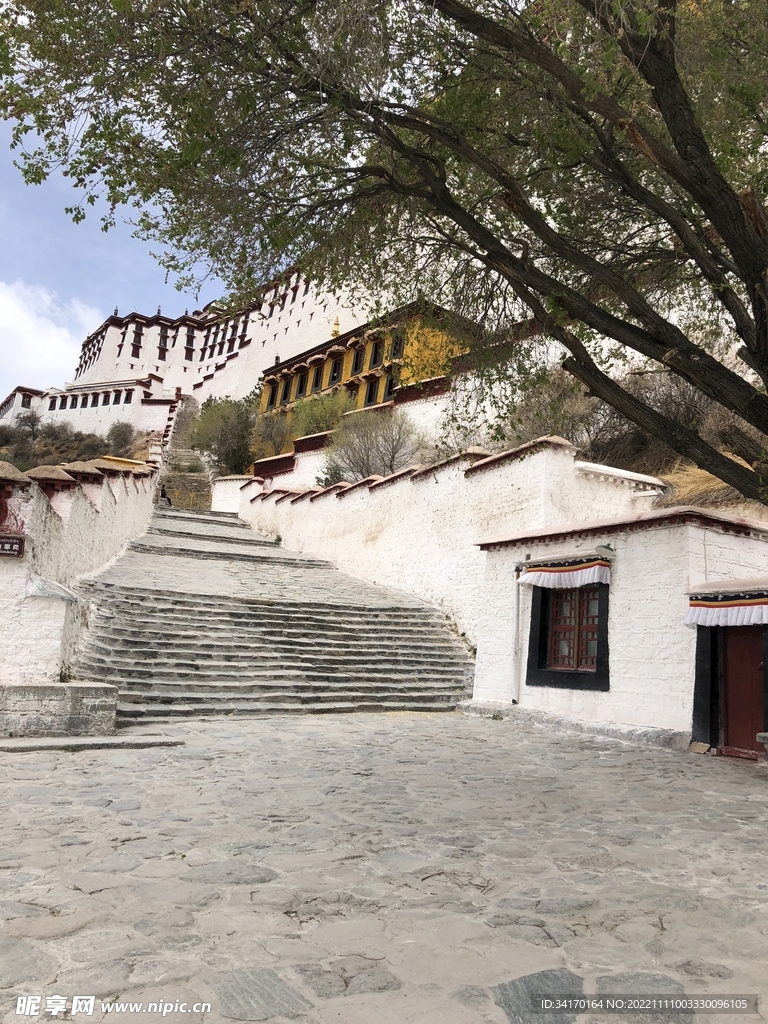 布达拉宫石梯