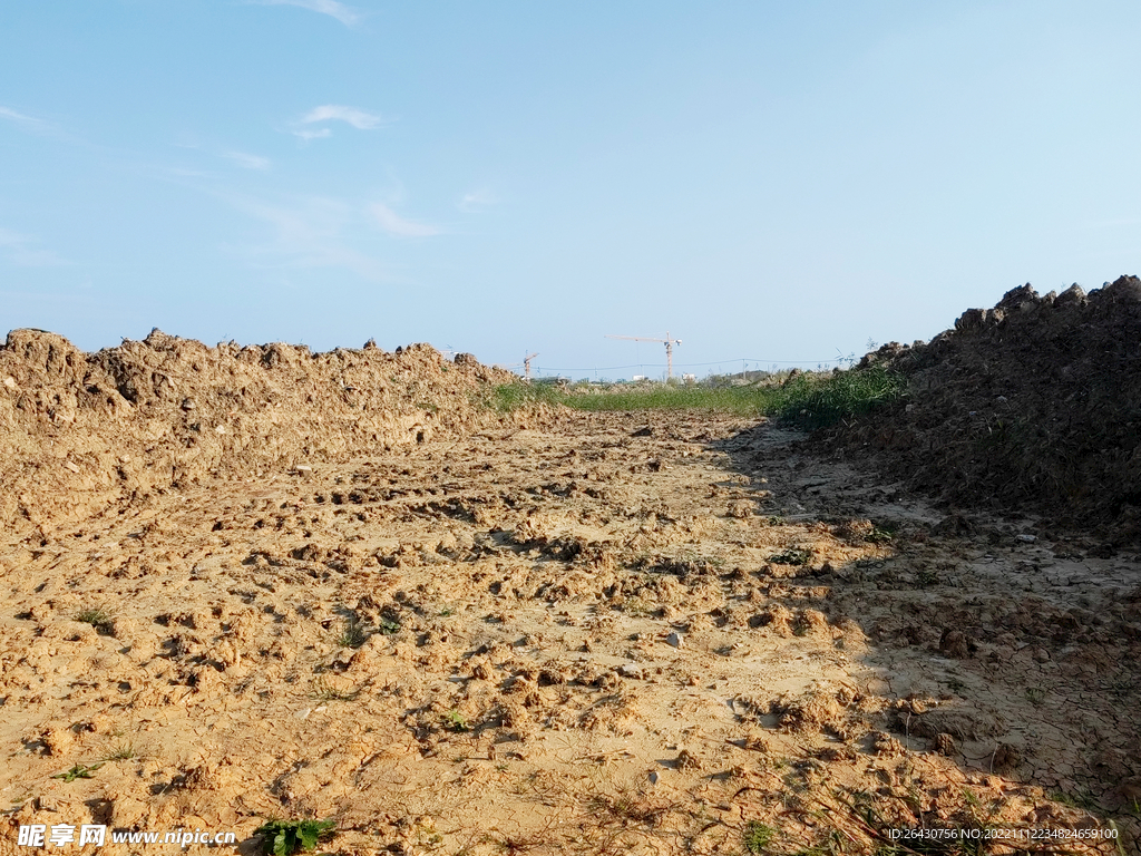 施工现场淤泥建筑工地