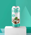 椰汁包装平面图展开图