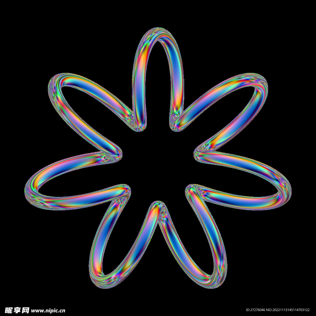 未来科幻金属全息镭射立体素材