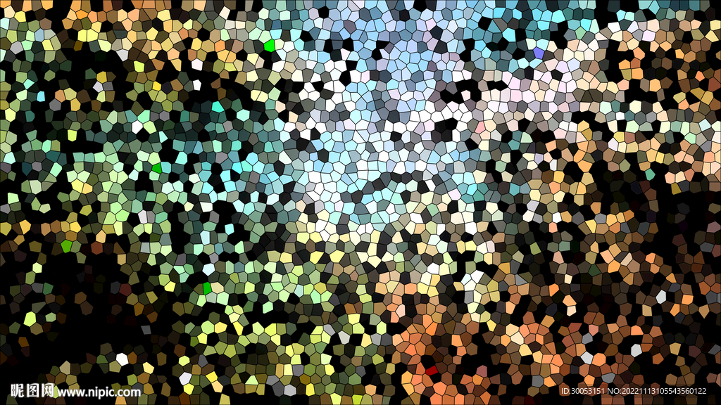 玻璃拼贴图案背景