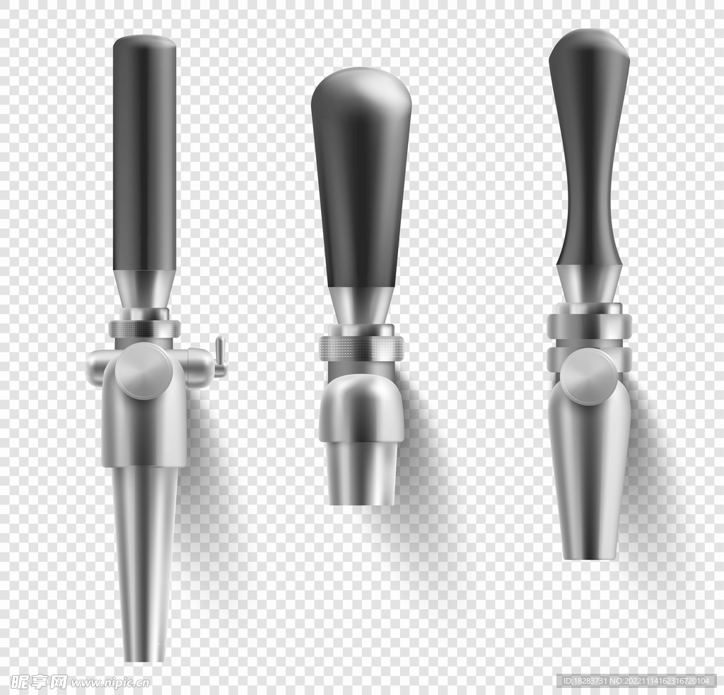 黑白水龙头素材下载