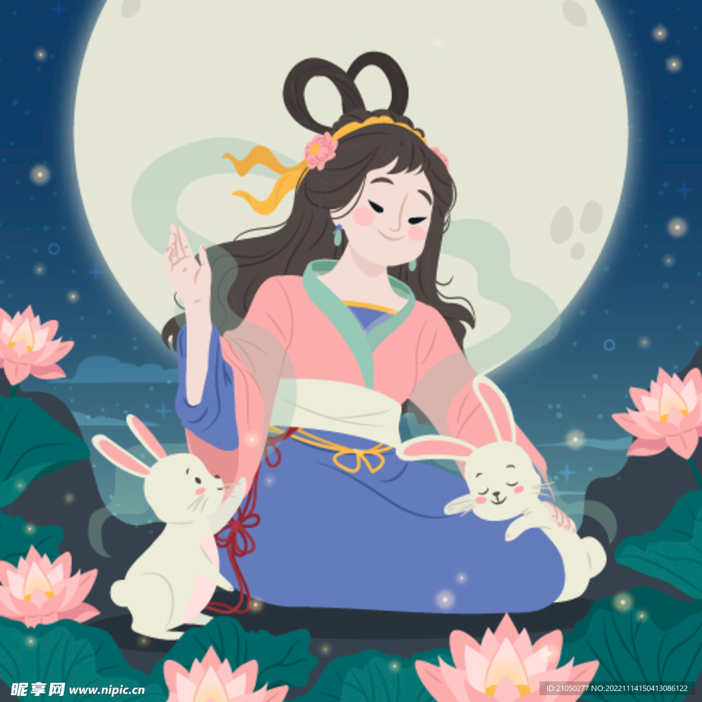 中国传统中秋节元素