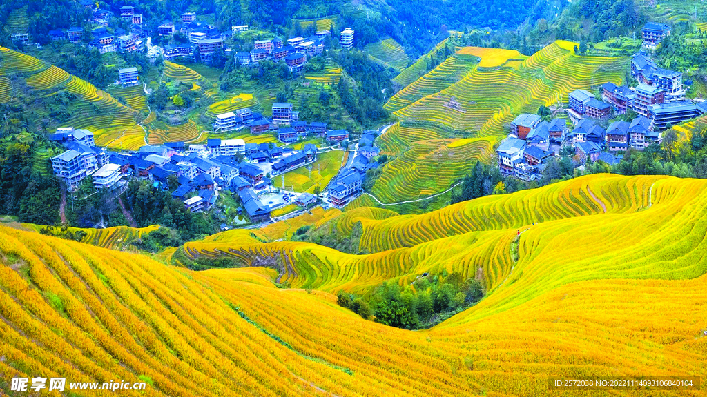 龙胜龙脊梯田风光