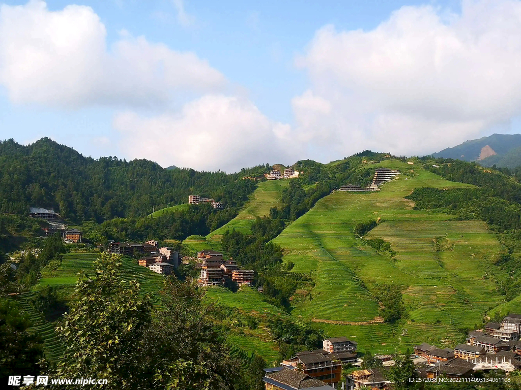 龙胜龙脊梯田风光